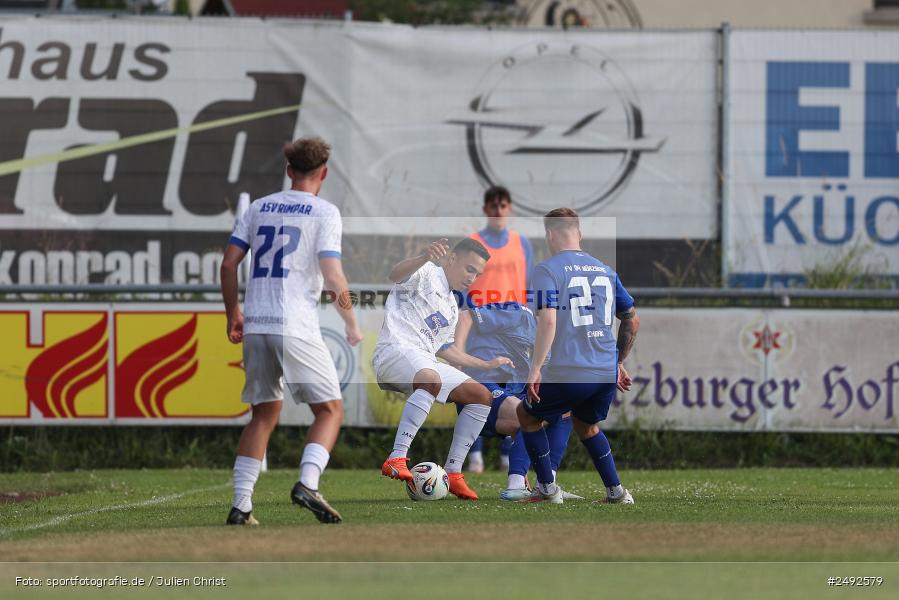 sport, action, Würzburger FV 04, WFV, Schömig-Digitaldruck-Arena, Rimpar, Landesliga Nordwest, Landesfreundschaftsspiele, Fussball, Bayernliga Nord, BFV, ASV Rimpar, ASV, 08.07.2025 - Bild-ID: 2492579