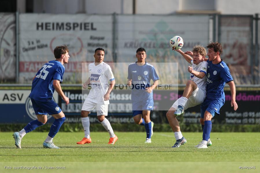 sport, action, Würzburger FV 04, WFV, Schömig-Digitaldruck-Arena, Rimpar, Landesliga Nordwest, Landesfreundschaftsspiele, Fussball, Bayernliga Nord, BFV, ASV Rimpar, ASV, 08.07.2025 - Bild-ID: 2492643
