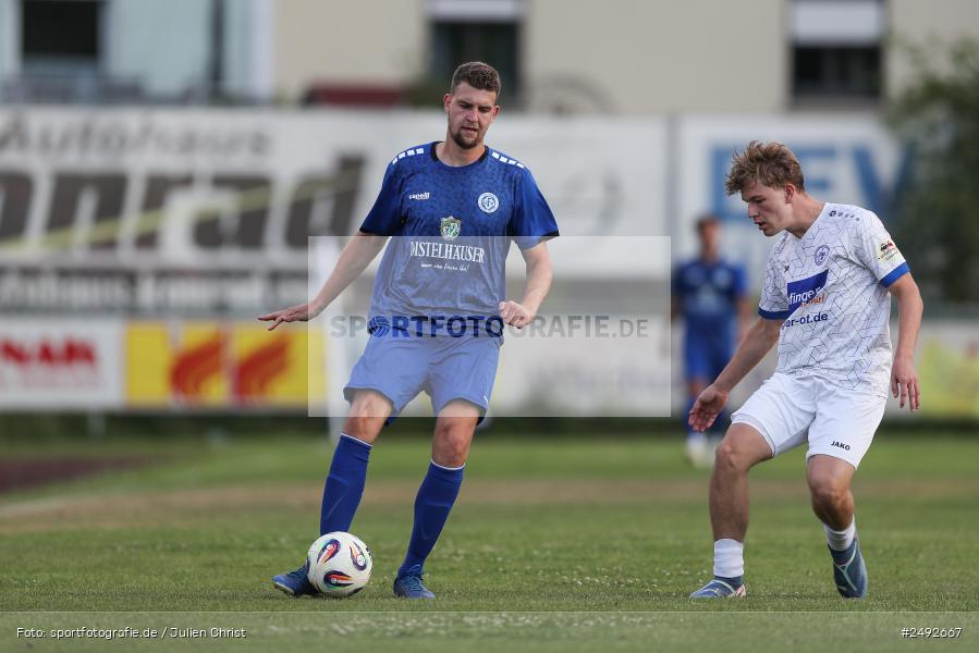 sport, action, Würzburger FV 04, WFV, Schömig-Digitaldruck-Arena, Rimpar, Landesliga Nordwest, Landesfreundschaftsspiele, Fussball, Bayernliga Nord, BFV, ASV Rimpar, ASV, 08.07.2025 - Bild-ID: 2492667
