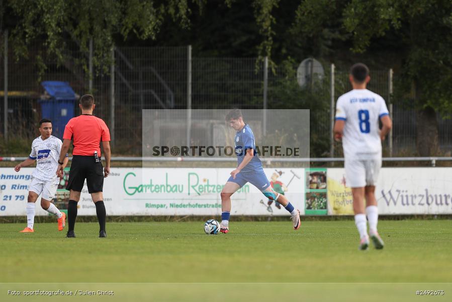 sport, action, Würzburger FV 04, WFV, Schömig-Digitaldruck-Arena, Rimpar, Landesliga Nordwest, Landesfreundschaftsspiele, Fussball, Bayernliga Nord, BFV, ASV Rimpar, ASV, 08.07.2025 - Bild-ID: 2492673