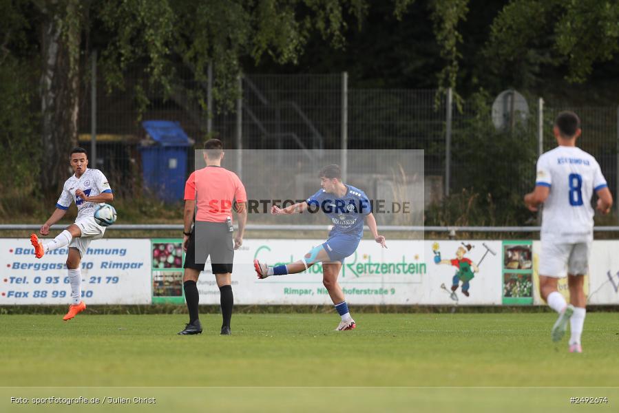 sport, action, Würzburger FV 04, WFV, Schömig-Digitaldruck-Arena, Rimpar, Landesliga Nordwest, Landesfreundschaftsspiele, Fussball, Bayernliga Nord, BFV, ASV Rimpar, ASV, 08.07.2025 - Bild-ID: 2492674