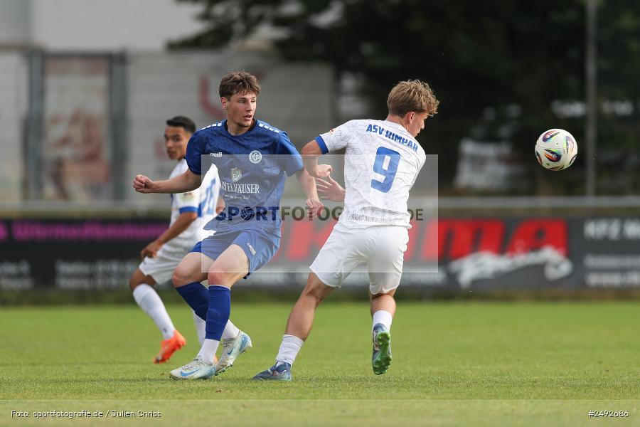 sport, action, Würzburger FV 04, WFV, Schömig-Digitaldruck-Arena, Rimpar, Landesliga Nordwest, Landesfreundschaftsspiele, Fussball, Bayernliga Nord, BFV, ASV Rimpar, ASV, 08.07.2025 - Bild-ID: 2492686