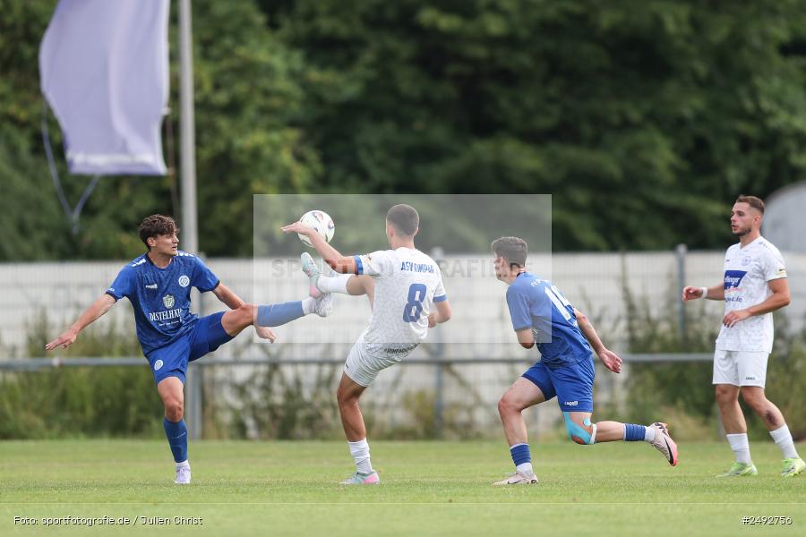 sport, action, Würzburger FV 04, WFV, Schömig-Digitaldruck-Arena, Rimpar, Landesliga Nordwest, Landesfreundschaftsspiele, Fussball, Bayernliga Nord, BFV, ASV Rimpar, ASV, 08.07.2025 - Bild-ID: 2492756