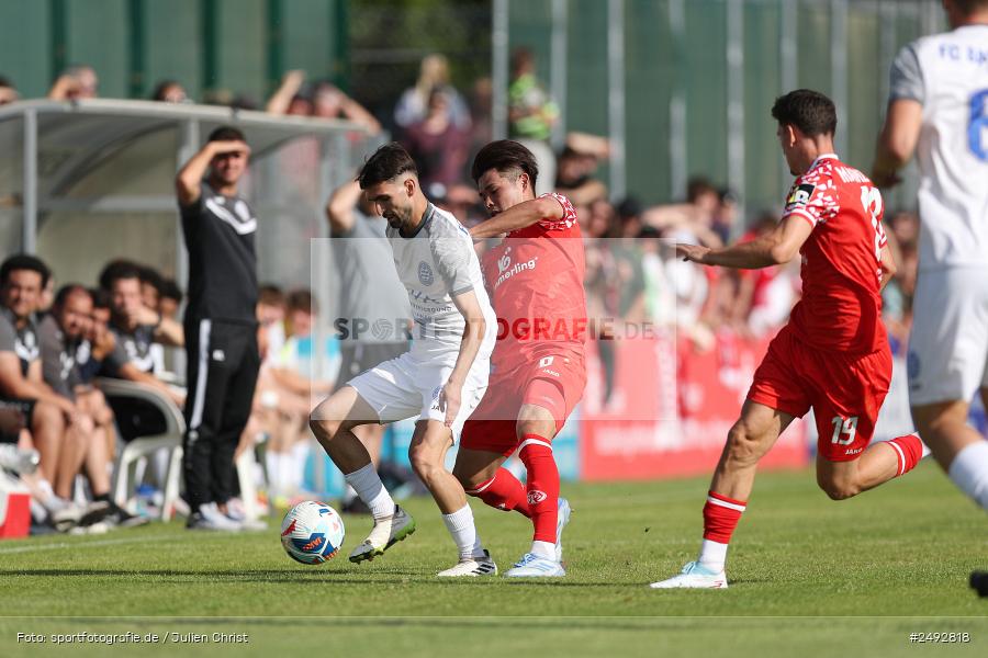 Mairec-Arena, Alzenau, 11.07.2025, sport, action, Fussball, Regionale Freundschaftsspiele, Bundesliga, Regionalliga Südwest, M05, FCB, 1. FSV Mainz 05, FC Bayern Alzenau - Bild-ID: 2492818