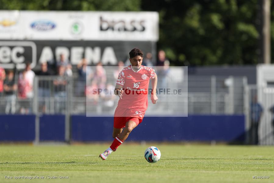 Mairec-Arena, Alzenau, 11.07.2025, sport, action, Fussball, Regionale Freundschaftsspiele, Bundesliga, Regionalliga Südwest, M05, FCB, 1. FSV Mainz 05, FC Bayern Alzenau - Bild-ID: 2492819