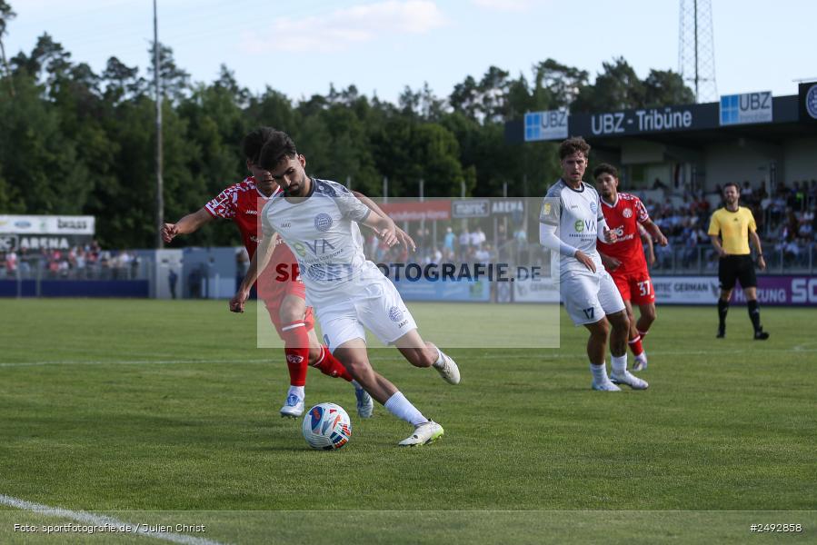 sport, action, Regionalliga Südwest, Regionale Freundschaftsspiele, Mairec-Arena, M05, Fussball, FCB, FC Bayern Alzenau, Bundesliga, Alzenau, 11.07.2025, 1. FSV Mainz 05 - Bild-ID: 2492858
