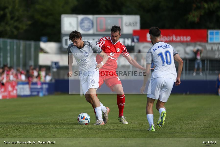 sport, action, Regionalliga Südwest, Regionale Freundschaftsspiele, Mairec-Arena, M05, Fussball, FCB, FC Bayern Alzenau, Bundesliga, Alzenau, 11.07.2025, 1. FSV Mainz 05 - Bild-ID: 2492862