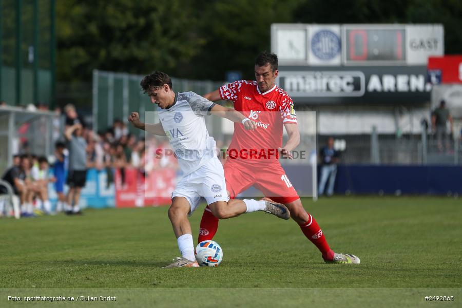 sport, action, Regionalliga Südwest, Regionale Freundschaftsspiele, Mairec-Arena, M05, Fussball, FCB, FC Bayern Alzenau, Bundesliga, Alzenau, 11.07.2025, 1. FSV Mainz 05 - Bild-ID: 2492863