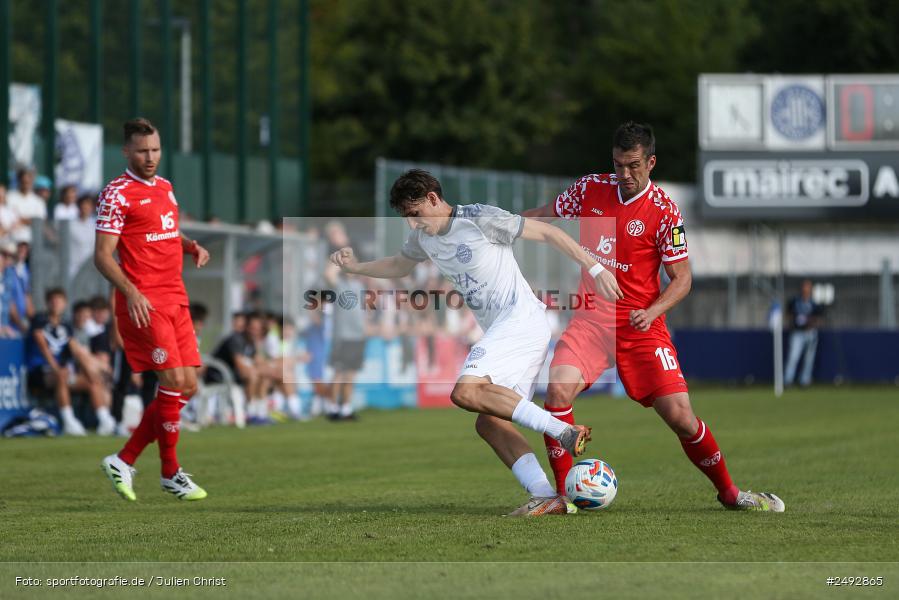 sport, action, Regionalliga Südwest, Regionale Freundschaftsspiele, Mairec-Arena, M05, Fussball, FCB, FC Bayern Alzenau, Bundesliga, Alzenau, 11.07.2025, 1. FSV Mainz 05 - Bild-ID: 2492865