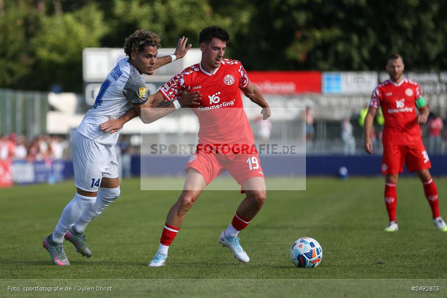 sport, action, Regionalliga Südwest, Regionale Freundschaftsspiele, Mairec-Arena, M05, Fussball, FCB, FC Bayern Alzenau, Bundesliga, Alzenau, 11.07.2025, 1. FSV Mainz 05 - Bild-ID: 2492873