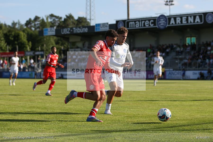 sport, action, Regionalliga Südwest, Regionale Freundschaftsspiele, Mairec-Arena, M05, Fussball, FCB, FC Bayern Alzenau, Bundesliga, Alzenau, 11.07.2025, 1. FSV Mainz 05 - Bild-ID: 2492875