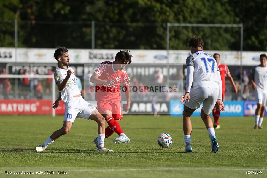 sport, action, Regionalliga Südwest, Regionale Freundschaftsspiele, Mairec-Arena, M05, Fussball, FCB, FC Bayern Alzenau, Bundesliga, Alzenau, 11.07.2025, 1. FSV Mainz 05 - Bild-ID: 2492879