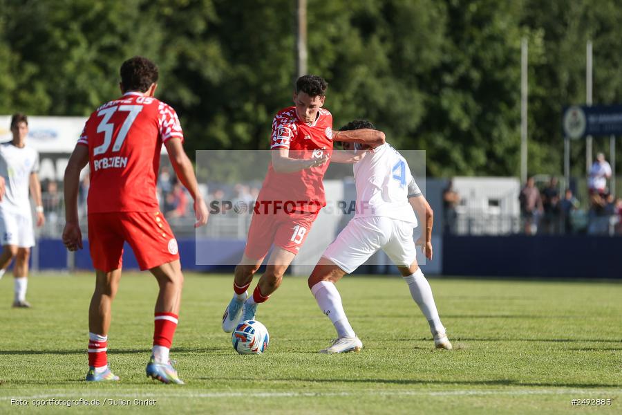 sport, action, Regionalliga Südwest, Regionale Freundschaftsspiele, Mairec-Arena, M05, Fussball, FCB, FC Bayern Alzenau, Bundesliga, Alzenau, 11.07.2025, 1. FSV Mainz 05 - Bild-ID: 2492883