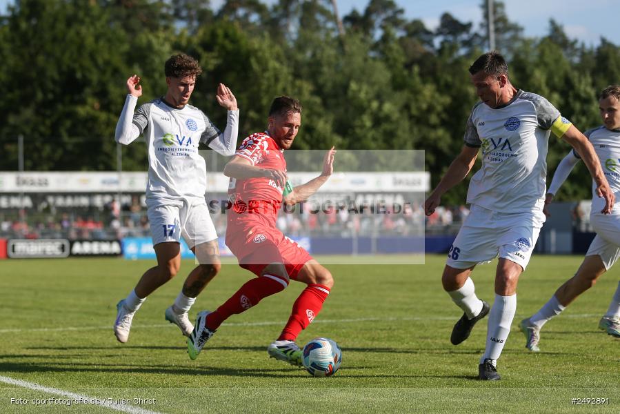 sport, action, Regionalliga Südwest, Regionale Freundschaftsspiele, Mairec-Arena, M05, Fussball, FCB, FC Bayern Alzenau, Bundesliga, Alzenau, 11.07.2025, 1. FSV Mainz 05 - Bild-ID: 2492891