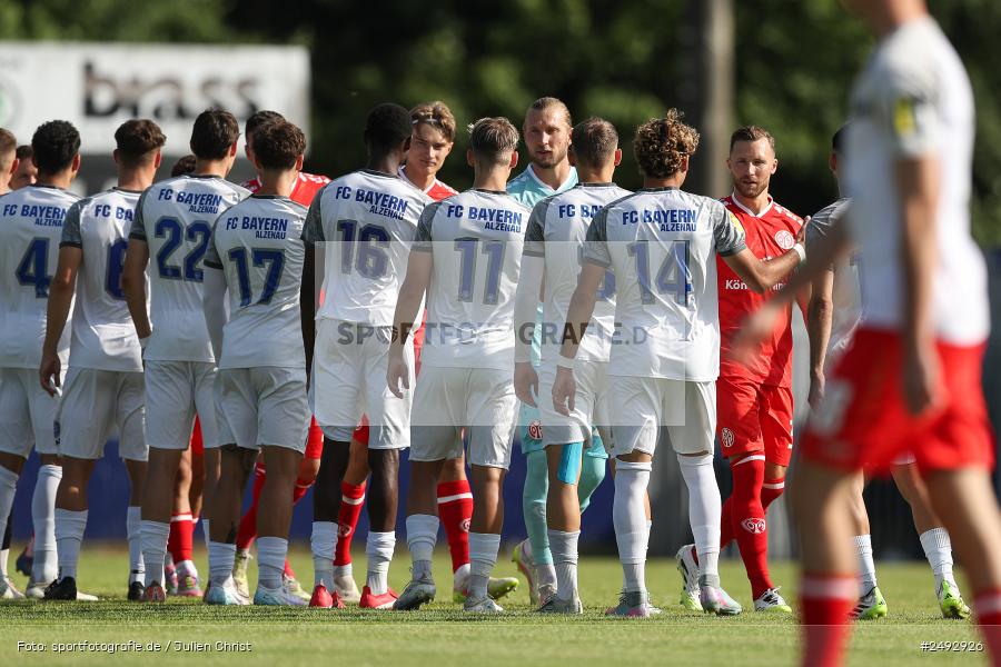 sport, action, Regionalliga Südwest, Regionale Freundschaftsspiele, Mairec-Arena, M05, Fussball, FCB, FC Bayern Alzenau, Bundesliga, Alzenau, 11.07.2025, 1. FSV Mainz 05 - Bild-ID: 2492926