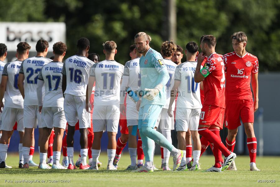 sport, action, Regionalliga Südwest, Regionale Freundschaftsspiele, Mairec-Arena, M05, Fussball, FCB, FC Bayern Alzenau, Bundesliga, Alzenau, 11.07.2025, 1. FSV Mainz 05 - Bild-ID: 2492928
