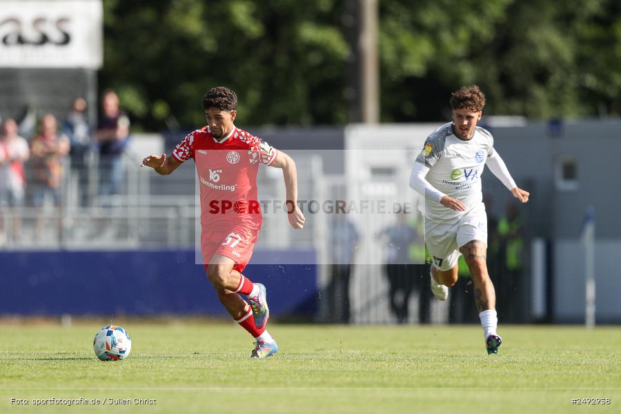sport, action, Regionalliga Südwest, Regionale Freundschaftsspiele, Mairec-Arena, M05, Fussball, FCB, FC Bayern Alzenau, Bundesliga, Alzenau, 11.07.2025, 1. FSV Mainz 05 - Bild-ID: 2492938