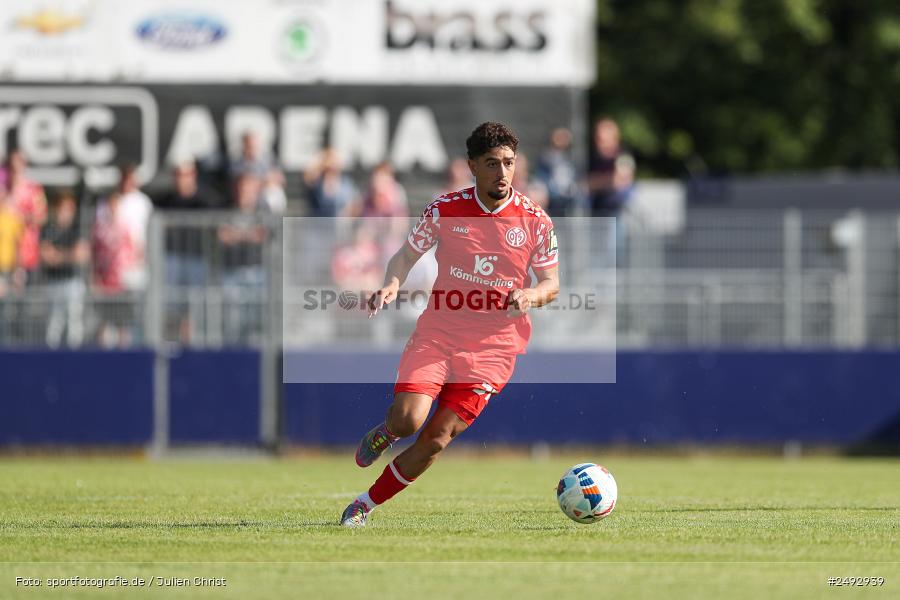 sport, action, Regionalliga Südwest, Regionale Freundschaftsspiele, Mairec-Arena, M05, Fussball, FCB, FC Bayern Alzenau, Bundesliga, Alzenau, 11.07.2025, 1. FSV Mainz 05 - Bild-ID: 2492939