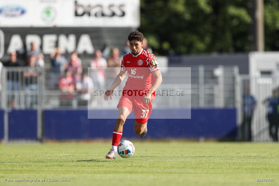 sport, action, Regionalliga Südwest, Regionale Freundschaftsspiele, Mairec-Arena, M05, Fussball, FCB, FC Bayern Alzenau, Bundesliga, Alzenau, 11.07.2025, 1. FSV Mainz 05 - Bild-ID: 2492940