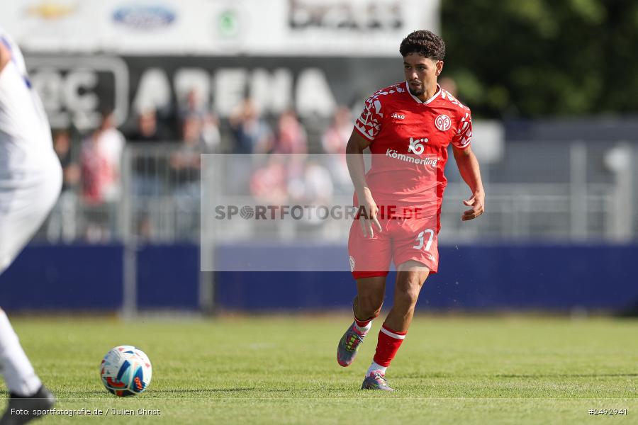 sport, action, Regionalliga Südwest, Regionale Freundschaftsspiele, Mairec-Arena, M05, Fussball, FCB, FC Bayern Alzenau, Bundesliga, Alzenau, 11.07.2025, 1. FSV Mainz 05 - Bild-ID: 2492941