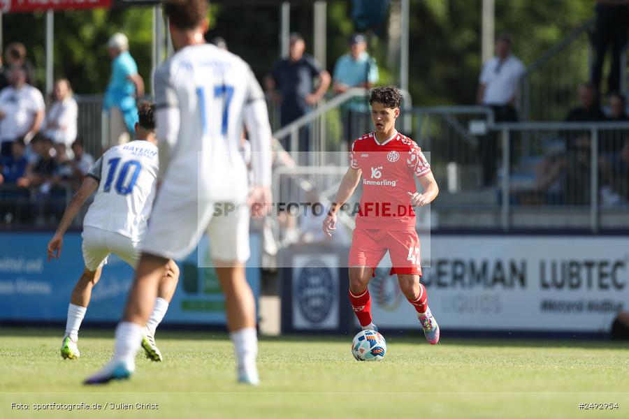 sport, action, Regionalliga Südwest, Regionale Freundschaftsspiele, Mairec-Arena, M05, Fussball, FCB, FC Bayern Alzenau, Bundesliga, Alzenau, 11.07.2025, 1. FSV Mainz 05 - Bild-ID: 2492954