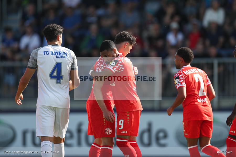 sport, action, Regionalliga Südwest, Regionale Freundschaftsspiele, Mairec-Arena, M05, Fussball, FCB, FC Bayern Alzenau, Bundesliga, Alzenau, 11.07.2025, 1. FSV Mainz 05 - Bild-ID: 2492969