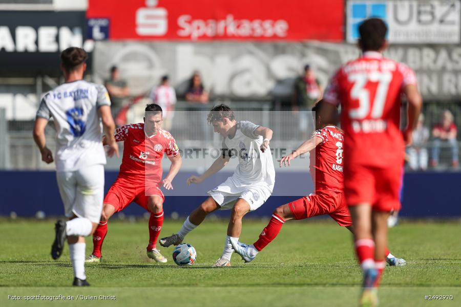 sport, action, Regionalliga Südwest, Regionale Freundschaftsspiele, Mairec-Arena, M05, Fussball, FCB, FC Bayern Alzenau, Bundesliga, Alzenau, 11.07.2025, 1. FSV Mainz 05 - Bild-ID: 2492970