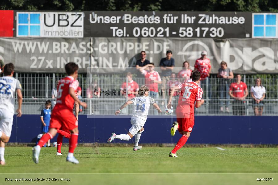 sport, action, Regionalliga Südwest, Regionale Freundschaftsspiele, Mairec-Arena, M05, Fussball, FCB, FC Bayern Alzenau, Bundesliga, Alzenau, 11.07.2025, 1. FSV Mainz 05 - Bild-ID: 2492971