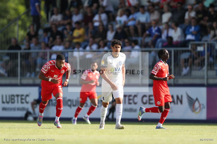 sport, action, Regionalliga Südwest, Regionale Freundschaftsspiele, Mairec-Arena, M05, Fussball, FCB, FC Bayern Alzenau, Bundesliga, Alzenau, 11.07.2025, 1. FSV Mainz 05 - Bild-ID: 2492986