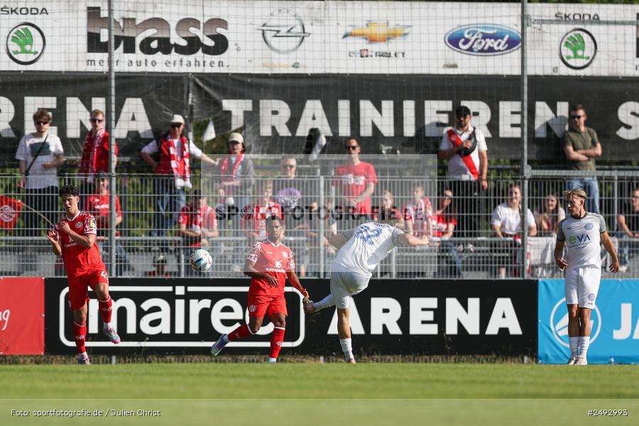 sport, action, Regionalliga Südwest, Regionale Freundschaftsspiele, Mairec-Arena, M05, Fussball, FCB, FC Bayern Alzenau, Bundesliga, Alzenau, 11.07.2025, 1. FSV Mainz 05 - Bild-ID: 2492993