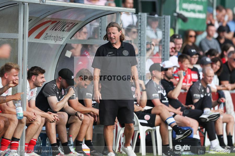 sport, action, Regionalliga Südwest, Regionale Freundschaftsspiele, Mairec-Arena, M05, Fussball, FCB, FC Bayern Alzenau, Bundesliga, Alzenau, 11.07.2025, 1. FSV Mainz 05 - Bild-ID: 2493007