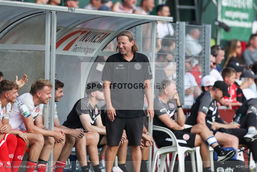 sport, action, Regionalliga Südwest, Regionale Freundschaftsspiele, Mairec-Arena, M05, Fussball, FCB, FC Bayern Alzenau, Bundesliga, Alzenau, 11.07.2025, 1. FSV Mainz 05 - Bild-ID: 2493009