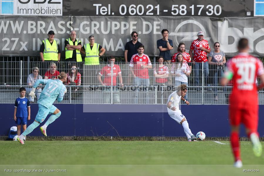 sport, action, Regionalliga Südwest, Regionale Freundschaftsspiele, Mairec-Arena, M05, Fussball, FCB, FC Bayern Alzenau, Bundesliga, Alzenau, 11.07.2025, 1. FSV Mainz 05 - Bild-ID: 2493014