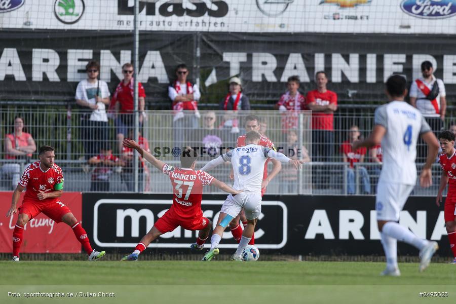 sport, action, Regionalliga Südwest, Regionale Freundschaftsspiele, Mairec-Arena, M05, Fussball, FCB, FC Bayern Alzenau, Bundesliga, Alzenau, 11.07.2025, 1. FSV Mainz 05 - Bild-ID: 2493023