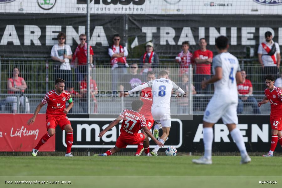 sport, action, Regionalliga Südwest, Regionale Freundschaftsspiele, Mairec-Arena, M05, Fussball, FCB, FC Bayern Alzenau, Bundesliga, Alzenau, 11.07.2025, 1. FSV Mainz 05 - Bild-ID: 2493024