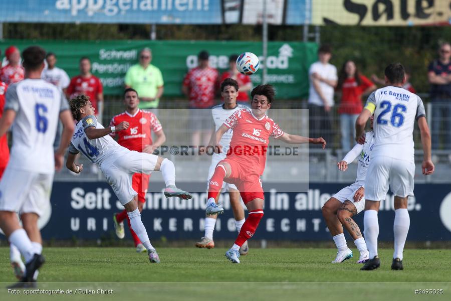 sport, action, Regionalliga Südwest, Regionale Freundschaftsspiele, Mairec-Arena, M05, Fussball, FCB, FC Bayern Alzenau, Bundesliga, Alzenau, 11.07.2025, 1. FSV Mainz 05 - Bild-ID: 2493025