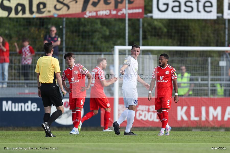 sport, action, Regionalliga Südwest, Regionale Freundschaftsspiele, Mairec-Arena, M05, Fussball, FCB, FC Bayern Alzenau, Bundesliga, Alzenau, 11.07.2025, 1. FSV Mainz 05 - Bild-ID: 2493026