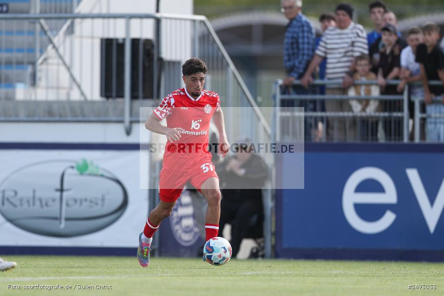 sport, action, Regionalliga Südwest, Regionale Freundschaftsspiele, Mairec-Arena, M05, Fussball, FCB, FC Bayern Alzenau, Bundesliga, Alzenau, 11.07.2025, 1. FSV Mainz 05 - Bild-ID: 2493033