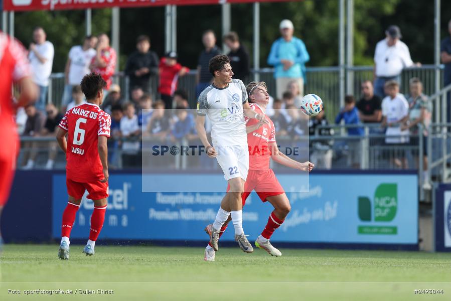 sport, action, Regionalliga Südwest, Regionale Freundschaftsspiele, Mairec-Arena, M05, Fussball, FCB, FC Bayern Alzenau, Bundesliga, Alzenau, 11.07.2025, 1. FSV Mainz 05 - Bild-ID: 2493044