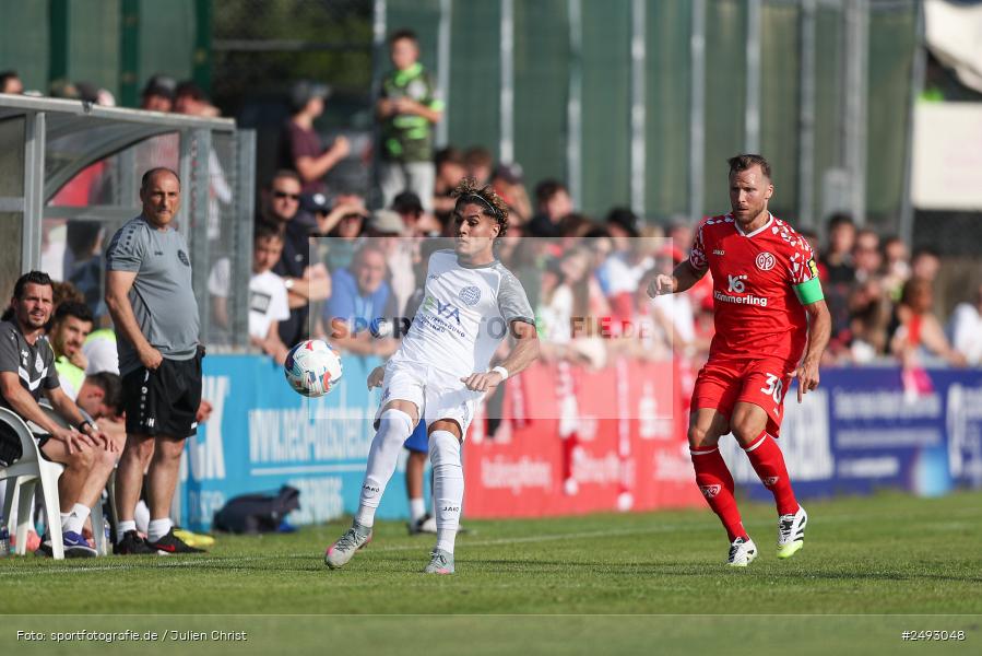 sport, action, Regionalliga Südwest, Regionale Freundschaftsspiele, Mairec-Arena, M05, Fussball, FCB, FC Bayern Alzenau, Bundesliga, Alzenau, 11.07.2025, 1. FSV Mainz 05 - Bild-ID: 2493048