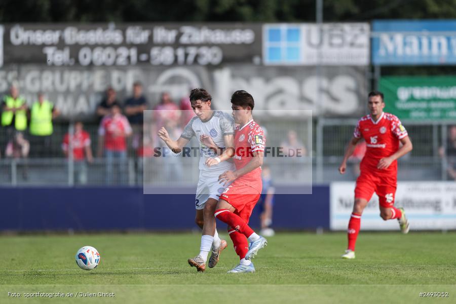 sport, action, Regionalliga Südwest, Regionale Freundschaftsspiele, Mairec-Arena, M05, Fussball, FCB, FC Bayern Alzenau, Bundesliga, Alzenau, 11.07.2025, 1. FSV Mainz 05 - Bild-ID: 2493052