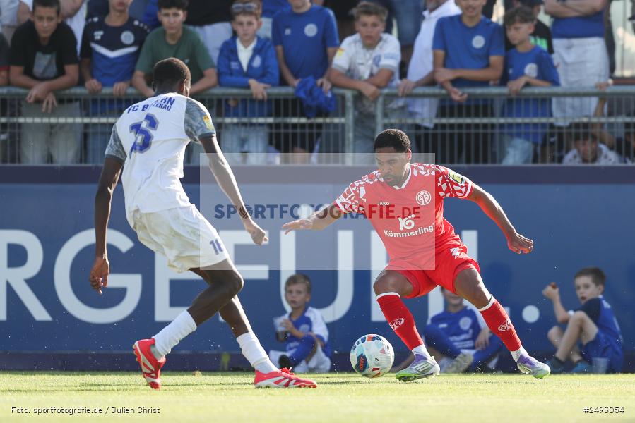 sport, action, Regionalliga Südwest, Regionale Freundschaftsspiele, Mairec-Arena, M05, Fussball, FCB, FC Bayern Alzenau, Bundesliga, Alzenau, 11.07.2025, 1. FSV Mainz 05 - Bild-ID: 2493054