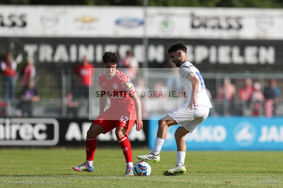 sport, action, Regionalliga Südwest, Regionale Freundschaftsspiele, Mairec-Arena, M05, Fussball, FCB, FC Bayern Alzenau, Bundesliga, Alzenau, 11.07.2025, 1. FSV Mainz 05 - Bild-ID: 2493062