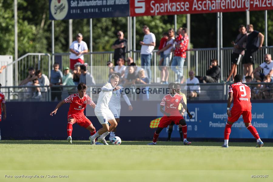 sport, action, Regionalliga Südwest, Regionale Freundschaftsspiele, Mairec-Arena, M05, Fussball, FCB, FC Bayern Alzenau, Bundesliga, Alzenau, 11.07.2025, 1. FSV Mainz 05 - Bild-ID: 2493087