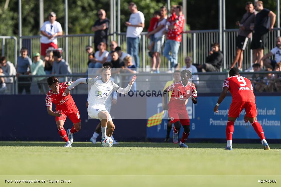 sport, action, Regionalliga Südwest, Regionale Freundschaftsspiele, Mairec-Arena, M05, Fussball, FCB, FC Bayern Alzenau, Bundesliga, Alzenau, 11.07.2025, 1. FSV Mainz 05 - Bild-ID: 2493088