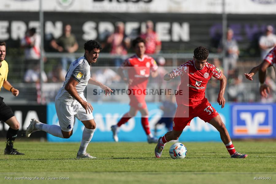 sport, action, Regionalliga Südwest, Regionale Freundschaftsspiele, Mairec-Arena, M05, Fussball, FCB, FC Bayern Alzenau, Bundesliga, Alzenau, 11.07.2025, 1. FSV Mainz 05 - Bild-ID: 2493092