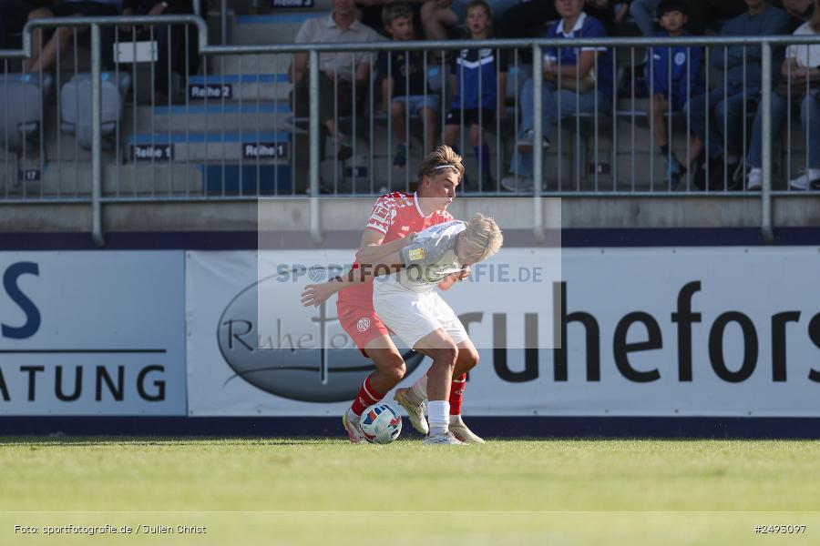 sport, action, Regionalliga Südwest, Regionale Freundschaftsspiele, Mairec-Arena, M05, Fussball, FCB, FC Bayern Alzenau, Bundesliga, Alzenau, 11.07.2025, 1. FSV Mainz 05 - Bild-ID: 2493097