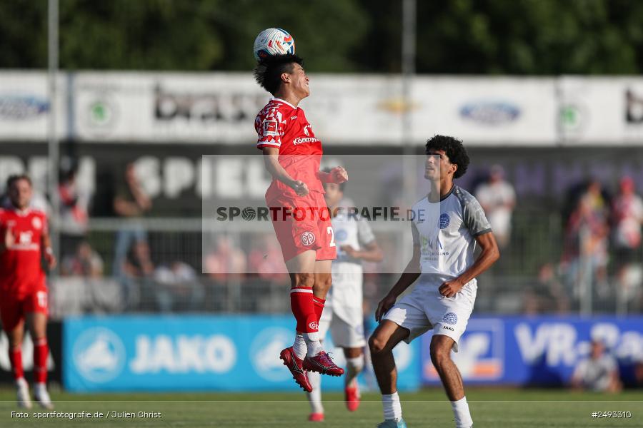 sport, action, Regionalliga Südwest, Regionale Freundschaftsspiele, Mairec-Arena, M05, Fussball, FCB, FC Bayern Alzenau, Bundesliga, Alzenau, 11.07.2025, 1. FSV Mainz 05 - Bild-ID: 2493310
