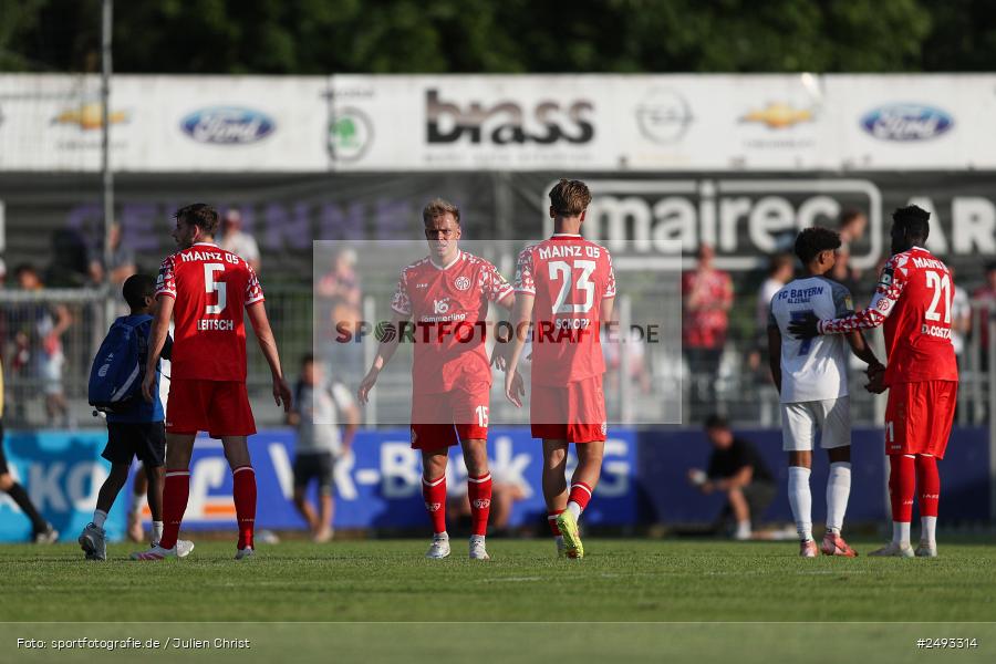 sport, action, Regionalliga Südwest, Regionale Freundschaftsspiele, Mairec-Arena, M05, Fussball, FCB, FC Bayern Alzenau, Bundesliga, Alzenau, 11.07.2025, 1. FSV Mainz 05 - Bild-ID: 2493314