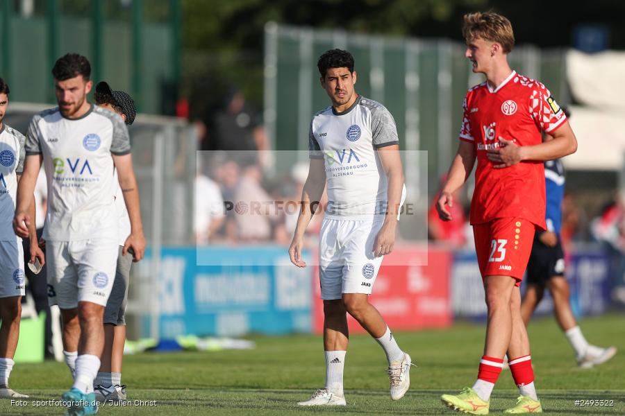 sport, action, Regionalliga Südwest, Regionale Freundschaftsspiele, Mairec-Arena, M05, Fussball, FCB, FC Bayern Alzenau, Bundesliga, Alzenau, 11.07.2025, 1. FSV Mainz 05 - Bild-ID: 2493322